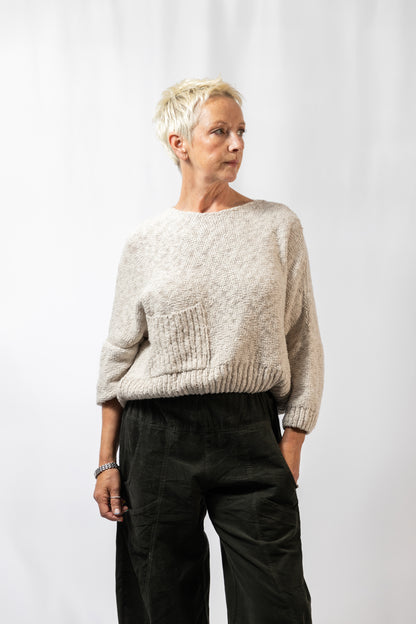 Beige Knitted Jumper