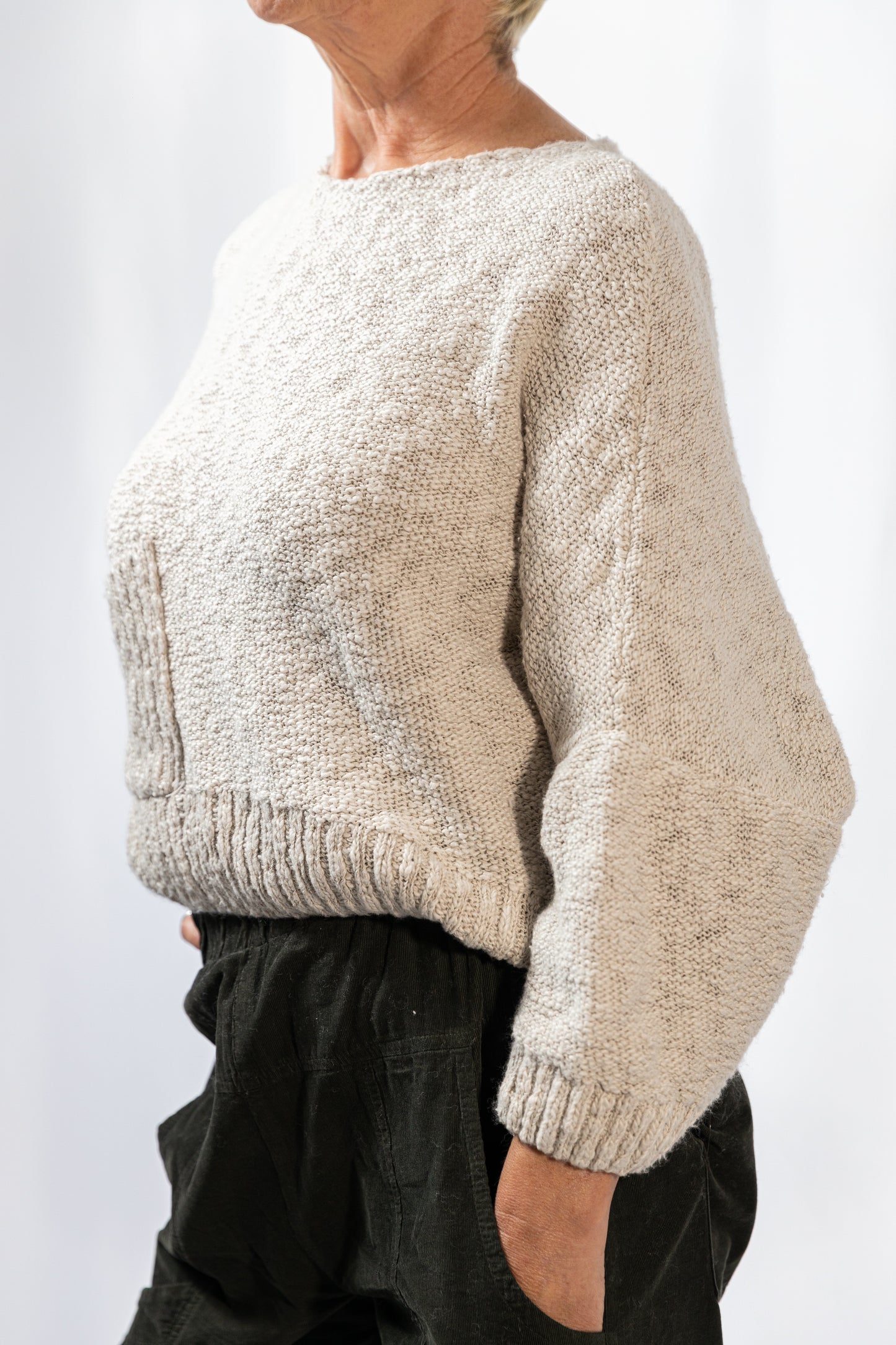 Beige Knitted Jumper