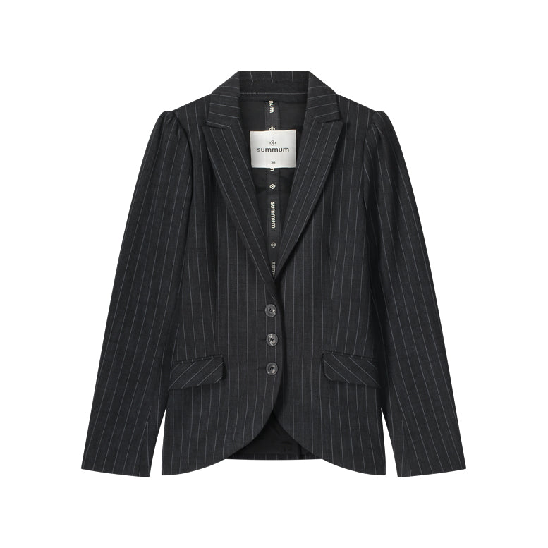 Punto Vintage Stripe Black Blazer