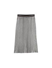 Pleated Lamee Metalic Skirt