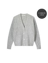 Grey Cardigan Wool Blend