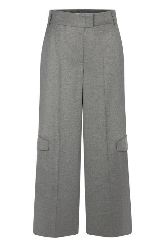 Jascha Wool Grey Trousers